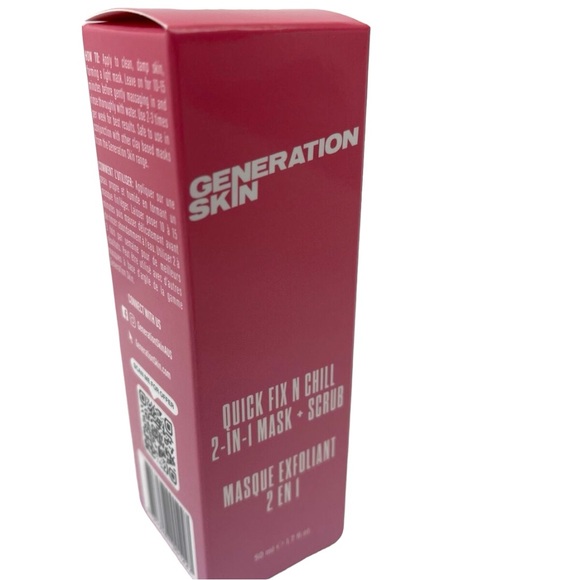 Generation Skin Quick Fix N Chill 2 in 1 Mask and Scrub Cleanse Balanced Skin - Picture 3 of 4